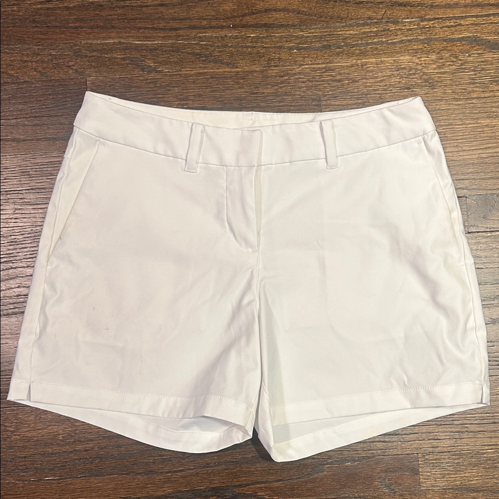 Nike Women's Dri-Fit White Athletic Shorts